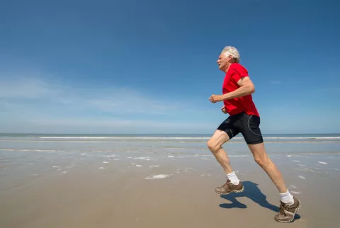 Ren een halve marathon op de Waddeneilanden